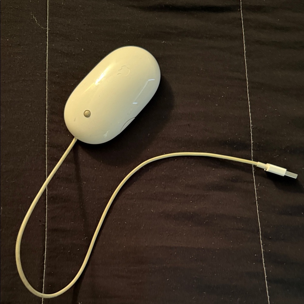 Apple White Wired Mouse